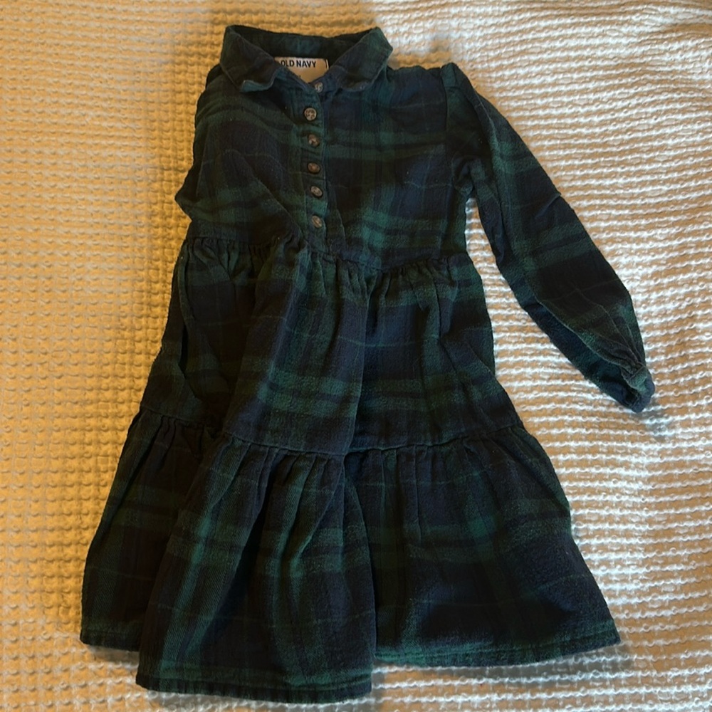 Girls flannel dress